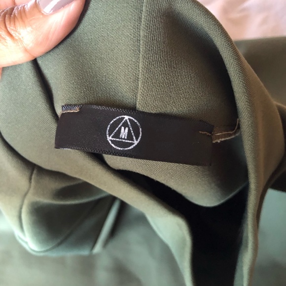 Olive/army green T-shirt dress - Picture 6 of 8